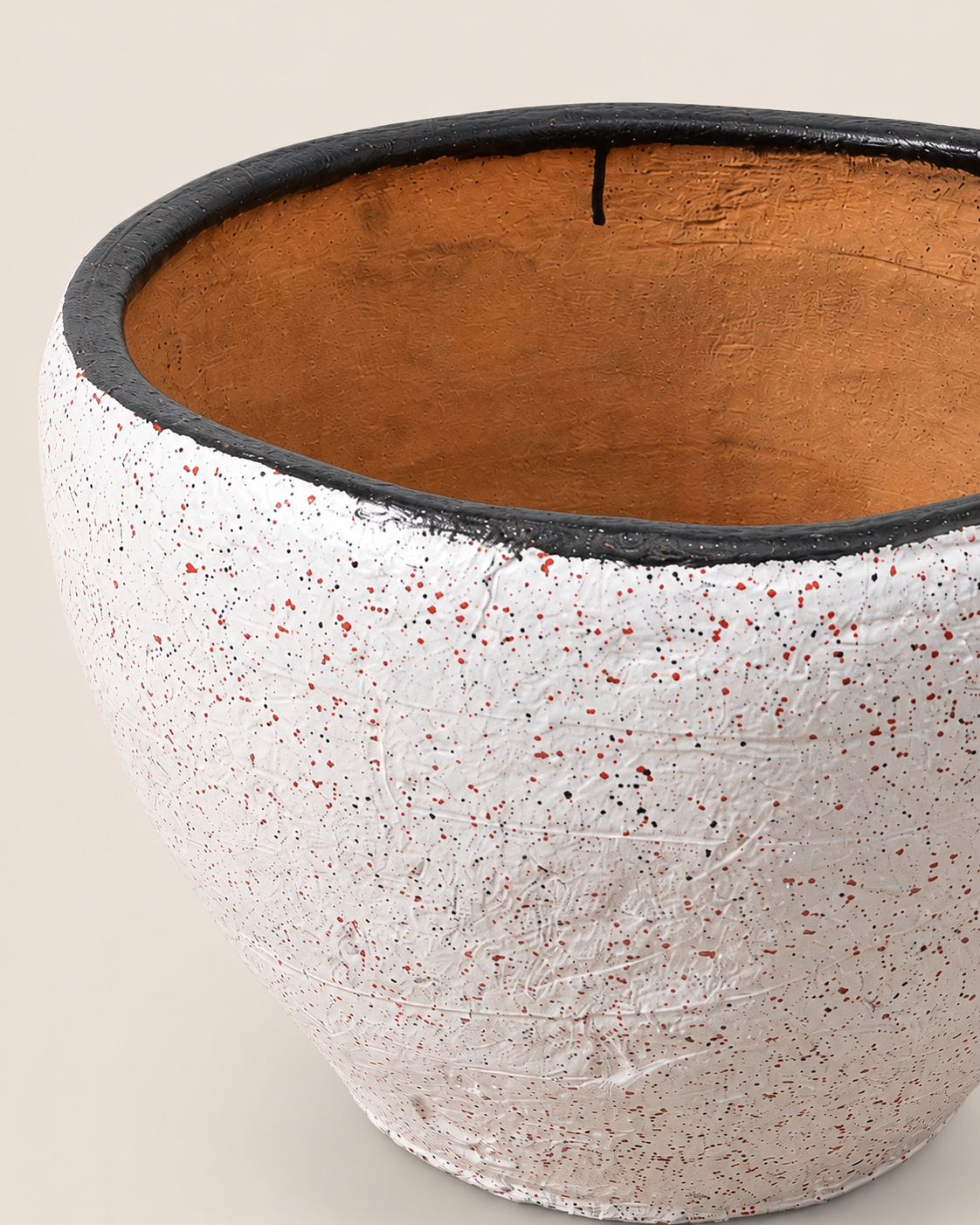 Fichua Clay Planter — handcrafted African outdoor by Terry scape in Kenya (view 4)