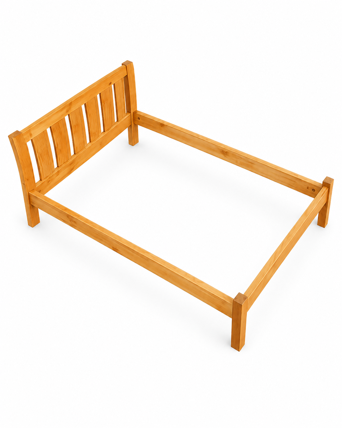 4 by 6 Keiyo Bed Frame — handcrafted African furniture by Mt Carmel  in Kenya (view 2)