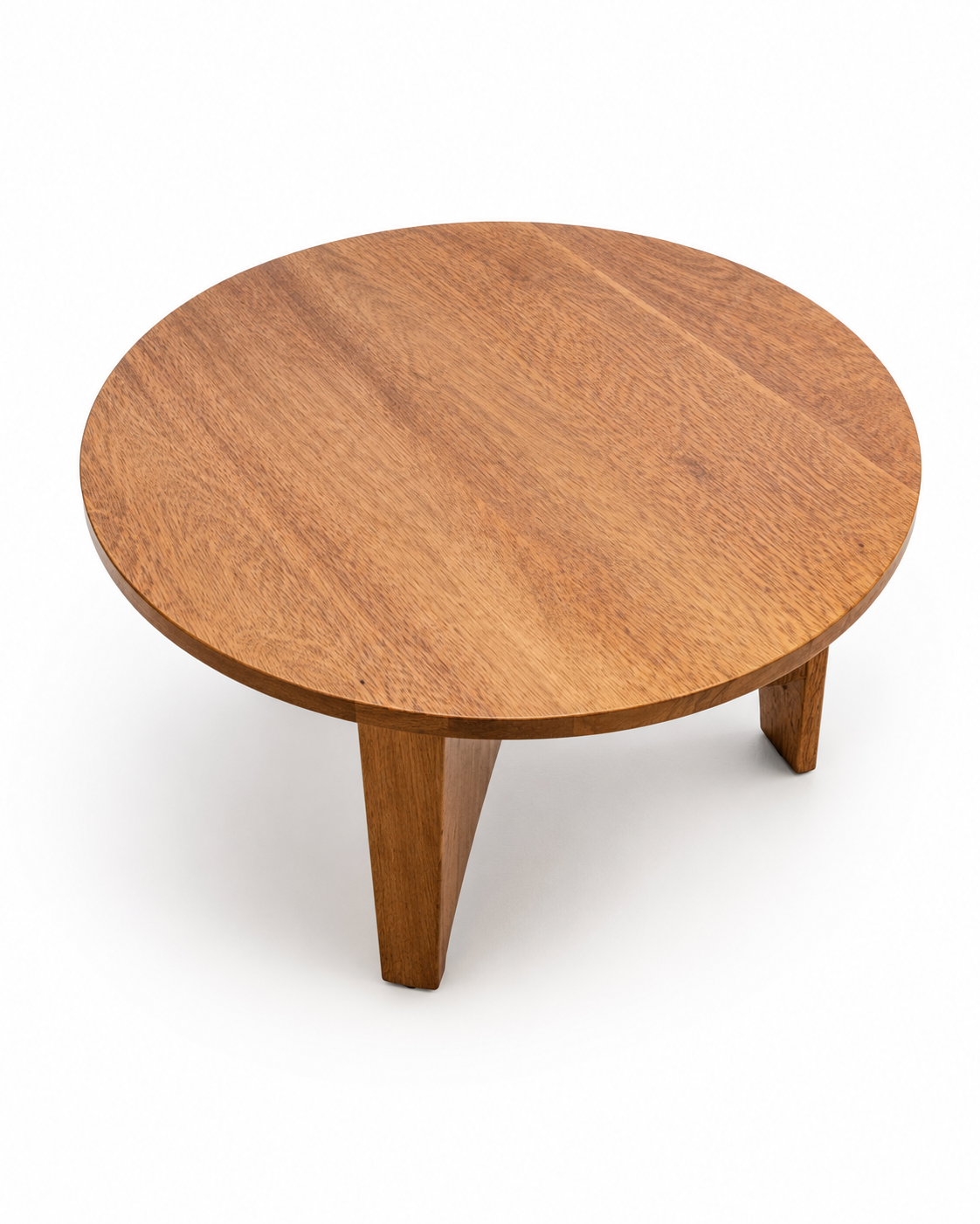 Amani Round Coffee Table — handcrafted African furniture by Andmorecode in Kenya