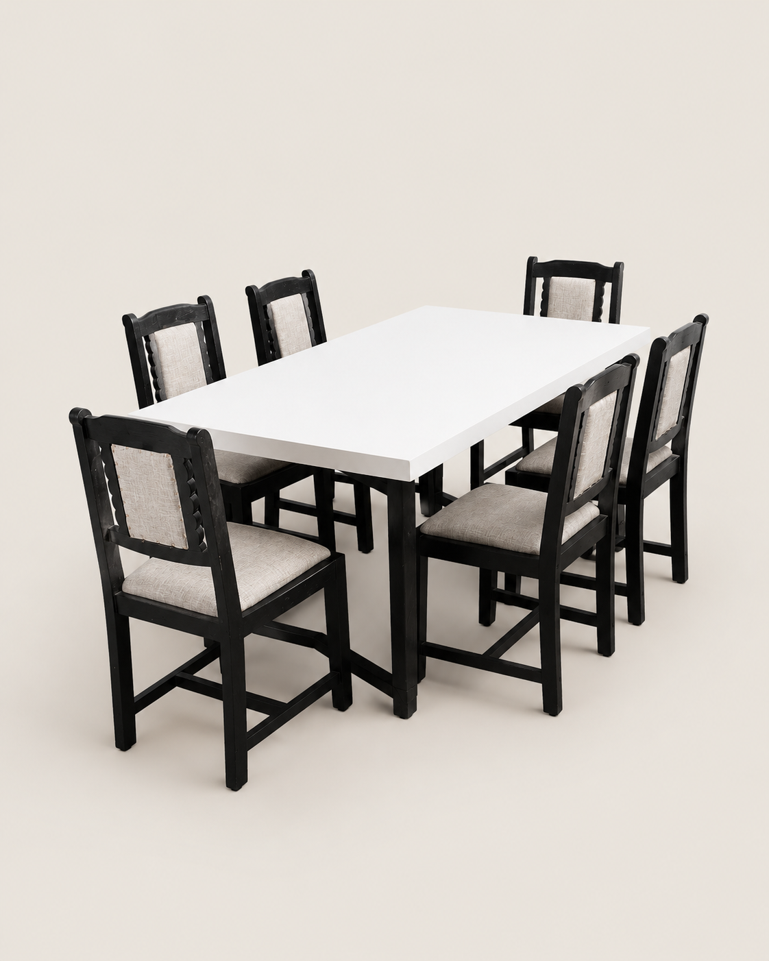 Foata Luxe Dining Set — handcrafted African furniture by Shelwood Furniture  in Kenya
