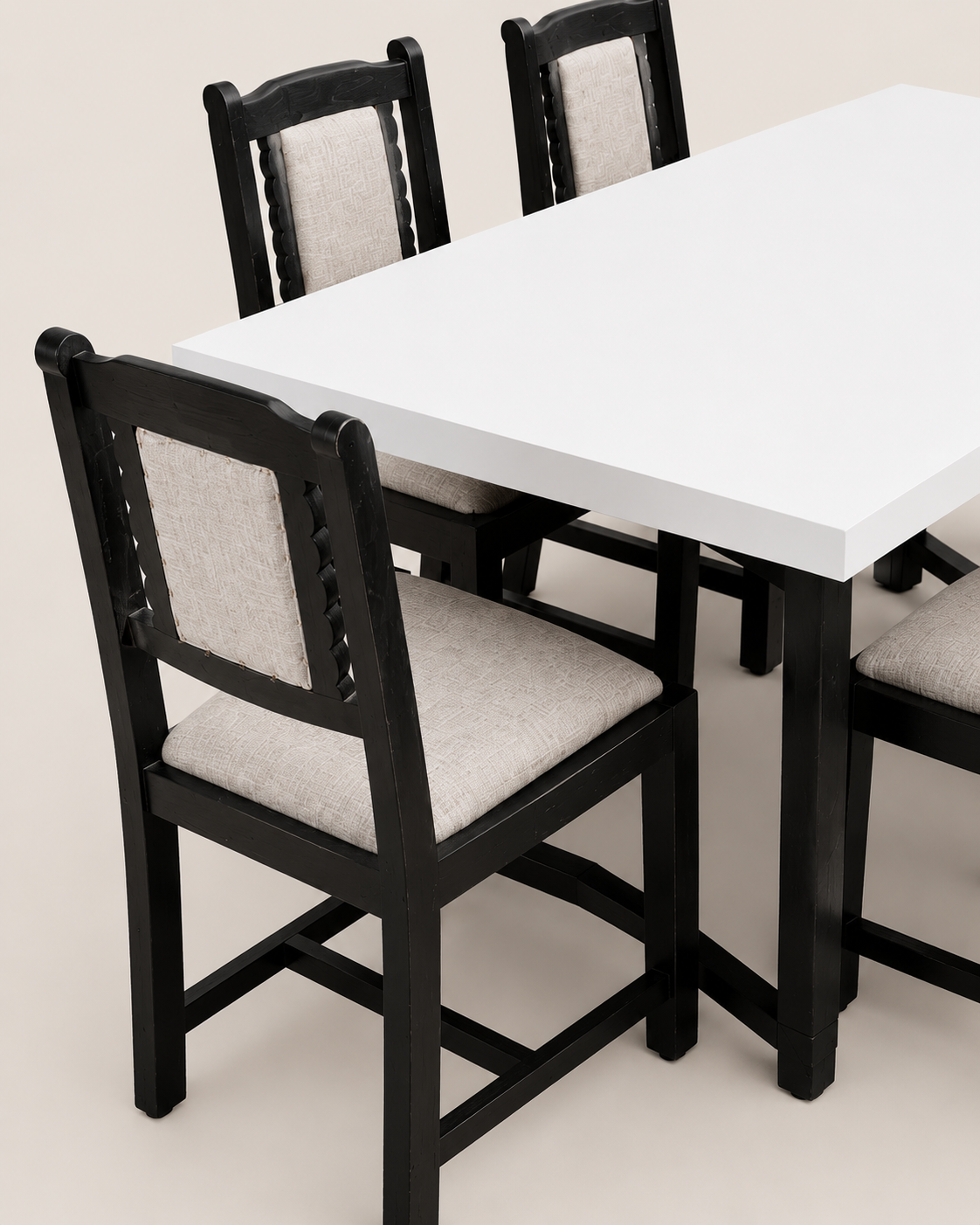 Foata Luxe Dining Set — handcrafted African furniture by Shelwood Furniture  in Kenya (view 3)