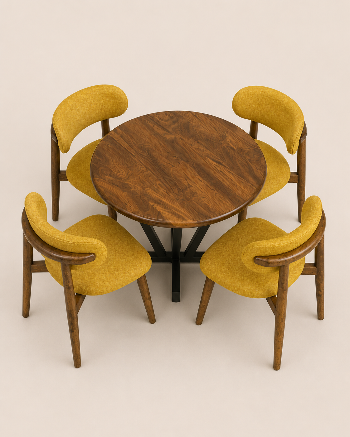 Fuata Dining Set — handcrafted African furniture by Homefelt furniture in Kenya (view 2)
