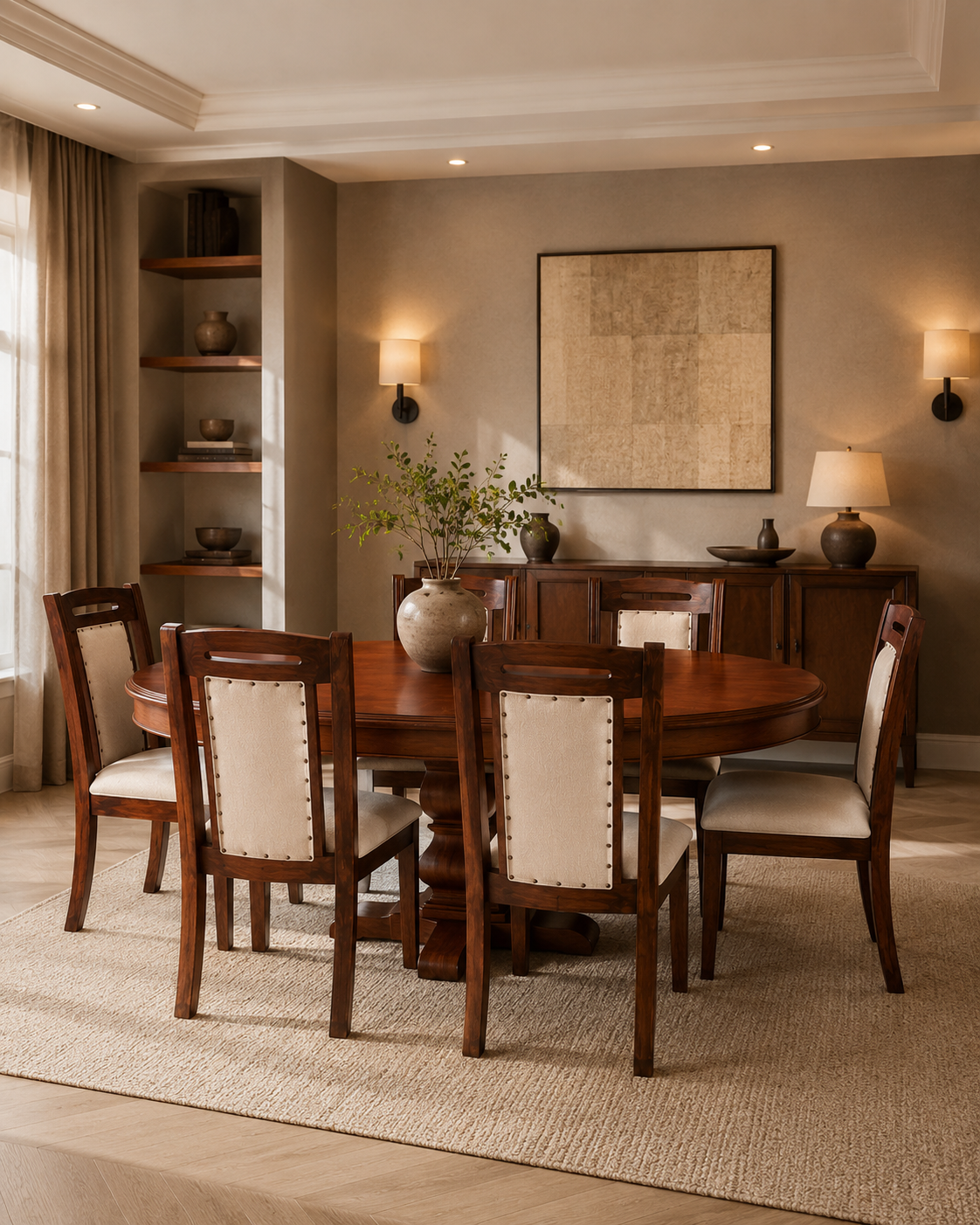 Umoja Dining Set — handcrafted African furniture by 2030 furniture  in Kenya