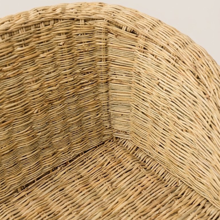 Faida Sisal Loveseat — handcrafted African furniture by Paruth  in Kenya (view 3)