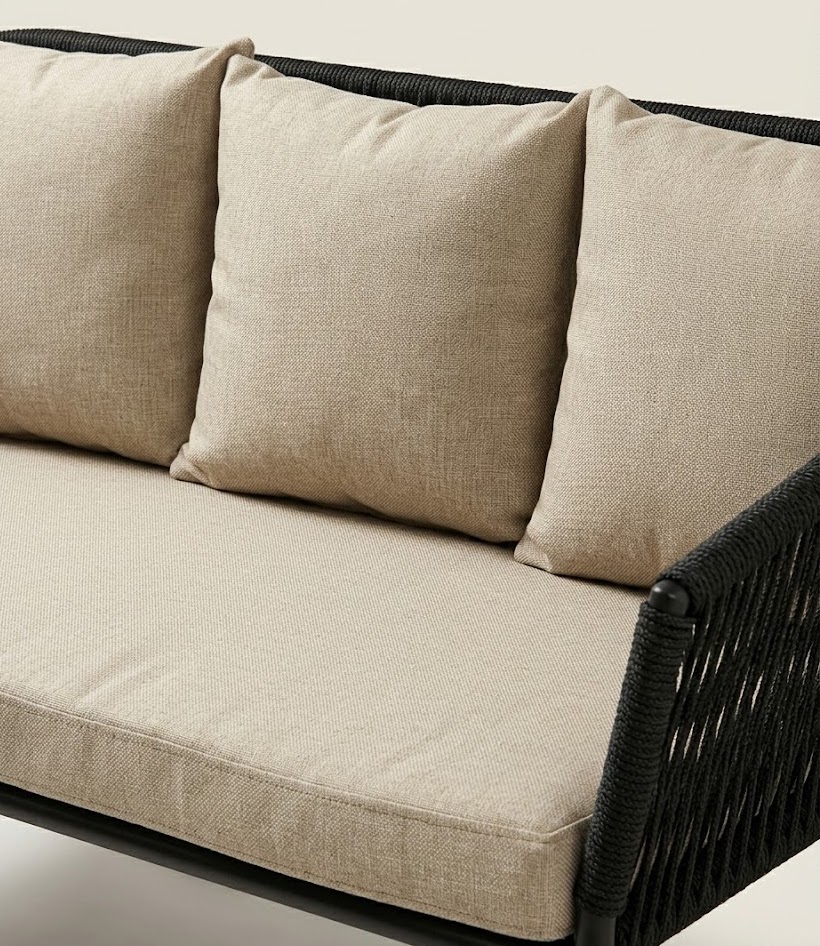 Oasi Woven Loveseat — handcrafted African outdoor by Lifestyle Furniture  in Kenya (view 3)