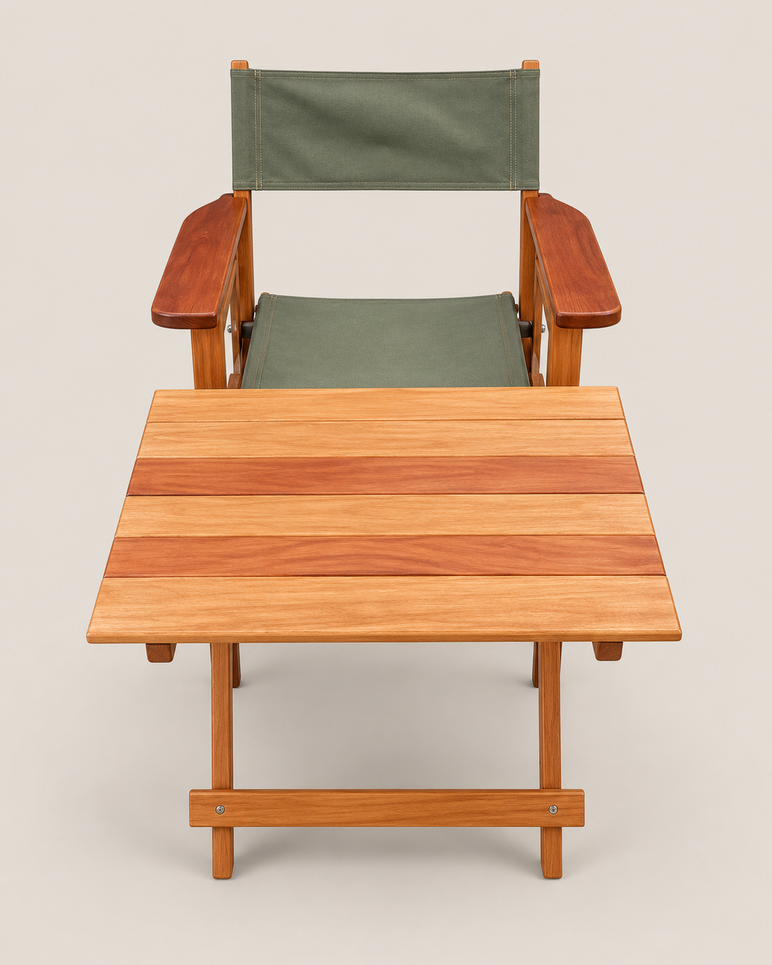 Nanyuki Folding Chair — handcrafted African outdoor by Eric's furniture  in Kenya (view 2)