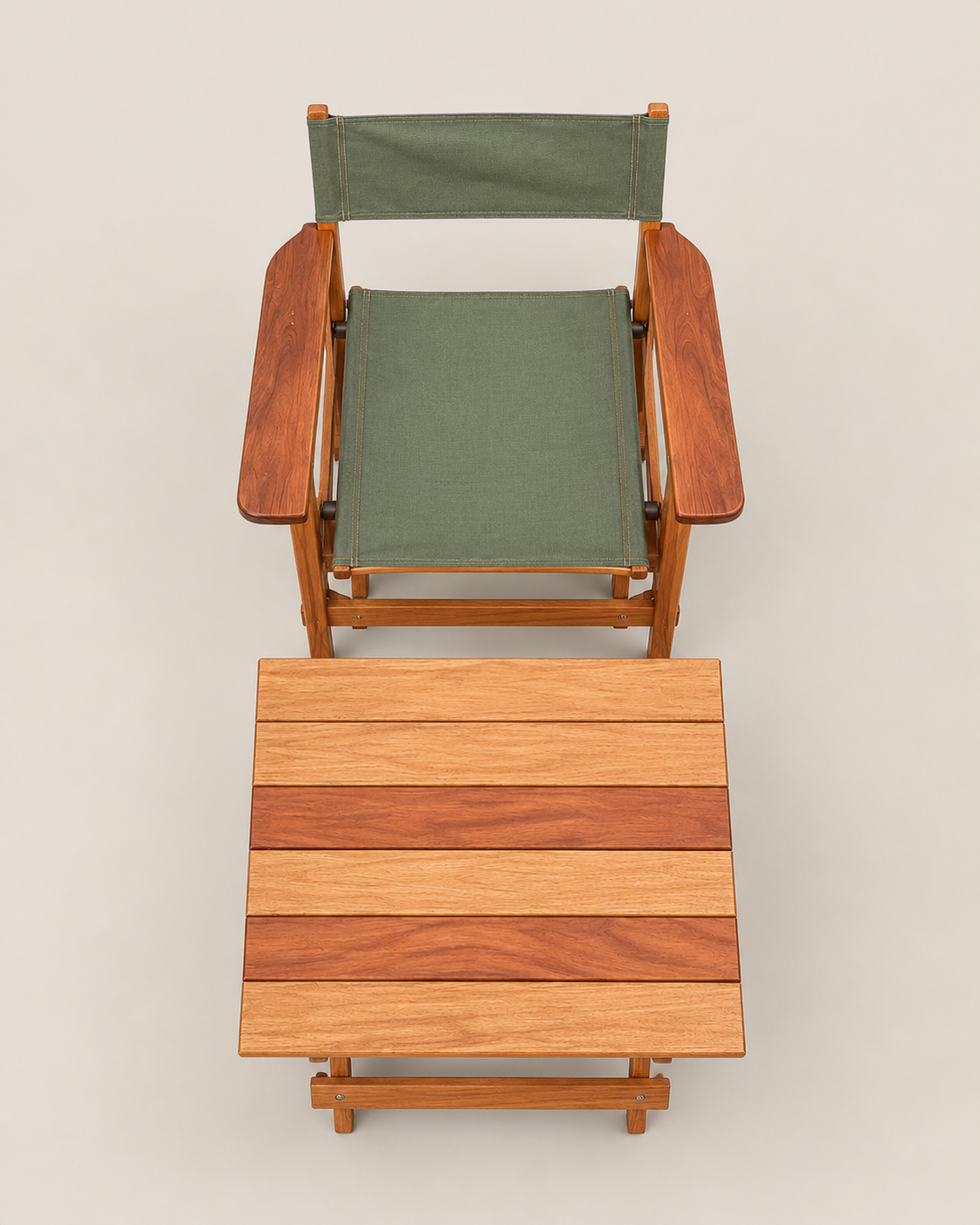 Nanyuki Folding Chair — handcrafted African outdoor by Eric's furniture  in Kenya (view 3)