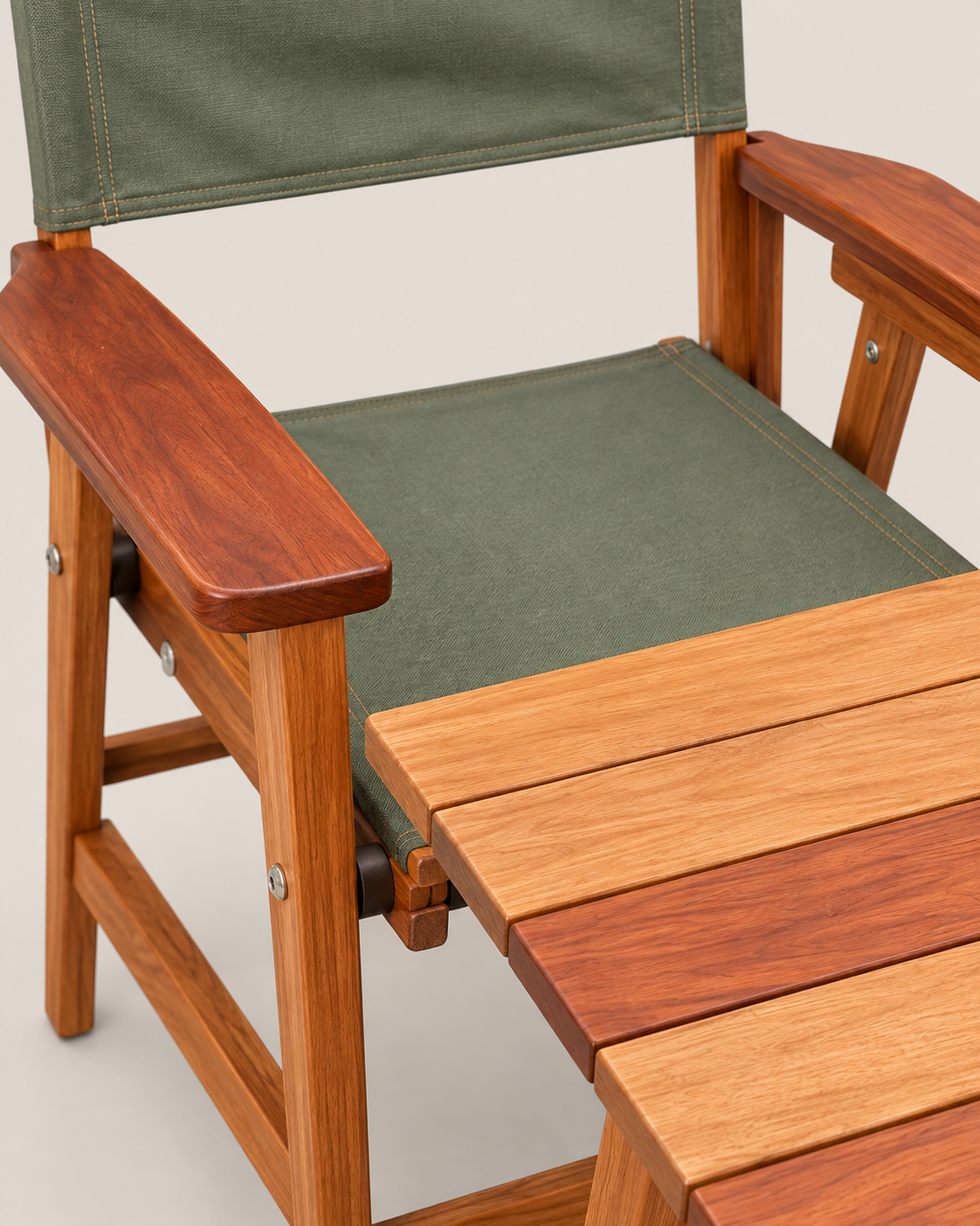 Nanyuki Folding Chair — handcrafted African outdoor by Eric's furniture  in Kenya (view 4)