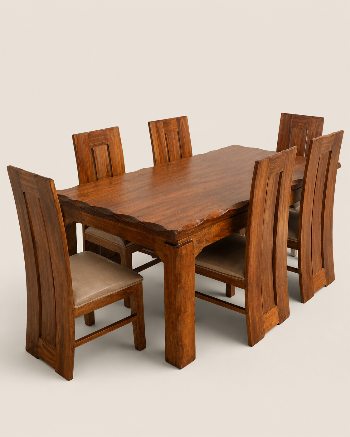 Bevan Dining Set — handcrafted African furniture by Rehema furniture  in Kenya