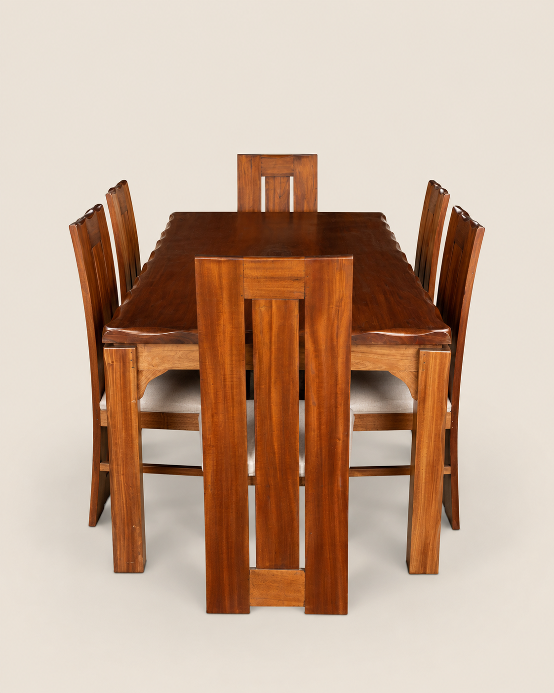 Bevan Dining Set — handcrafted African furniture by Rehema furniture  in Kenya (view 2)