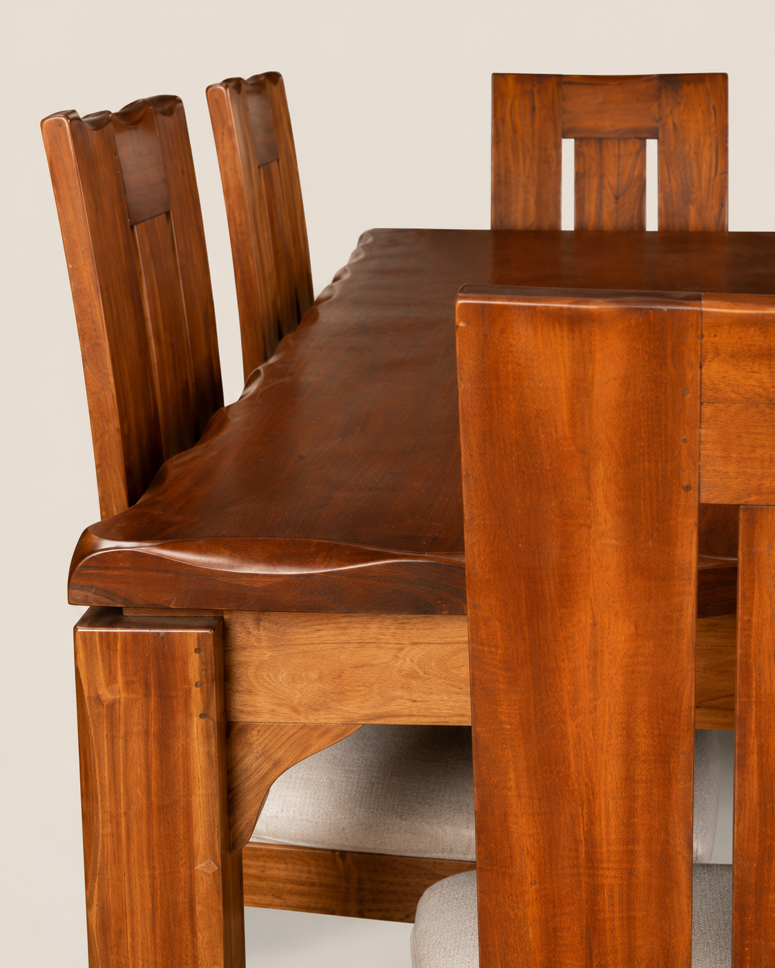 Bevan Dining Set — handcrafted African furniture by Rehema furniture  in Kenya (view 4)