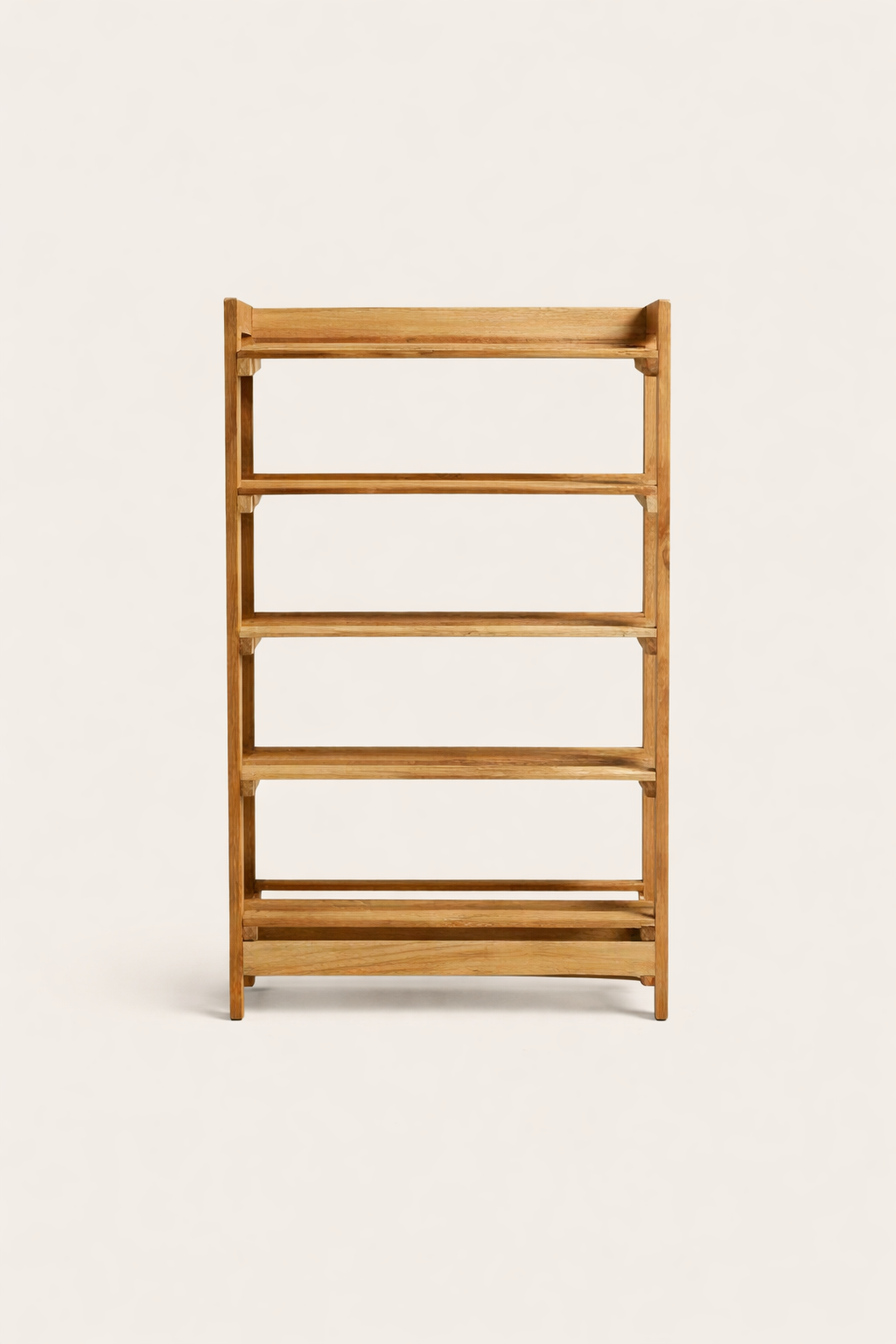 Sankofa Mahogany Étagère/Shoe Rack — handcrafted African furniture by Promising furniture world  in Kenya