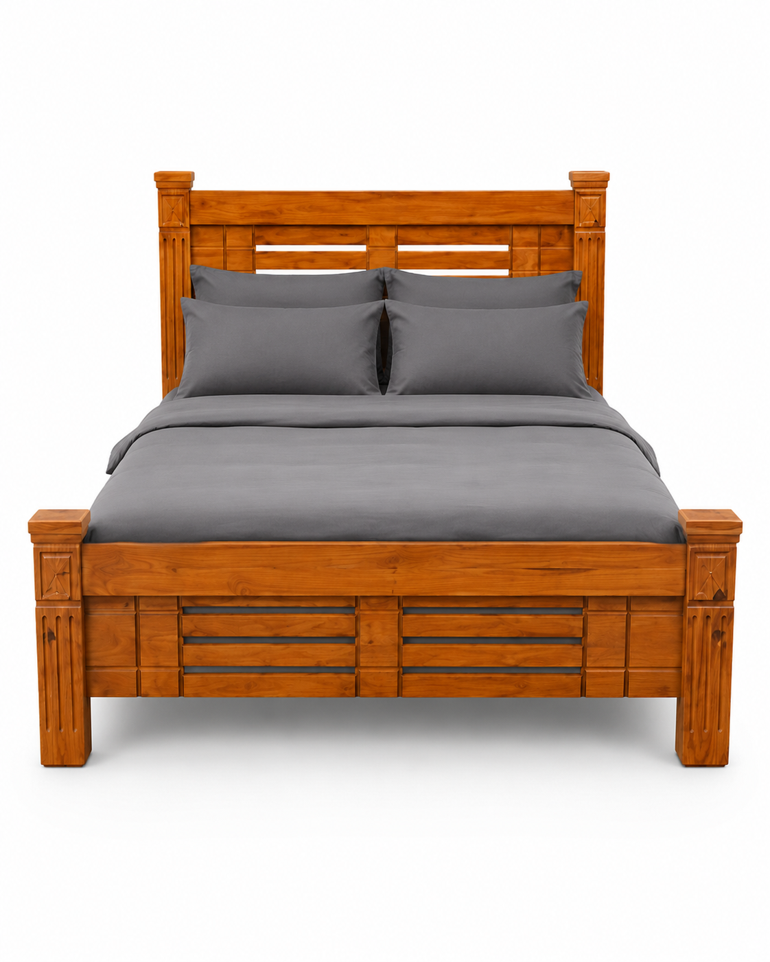 Imara Heritage Bed — handcrafted African furniture by PK interior furniture  in Kenya