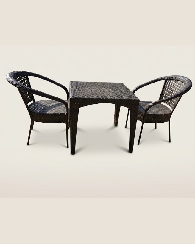 Beba Al Fresco Dining Set — handcrafted African outdoor by WinStar rattan  in Kenya (view 2)