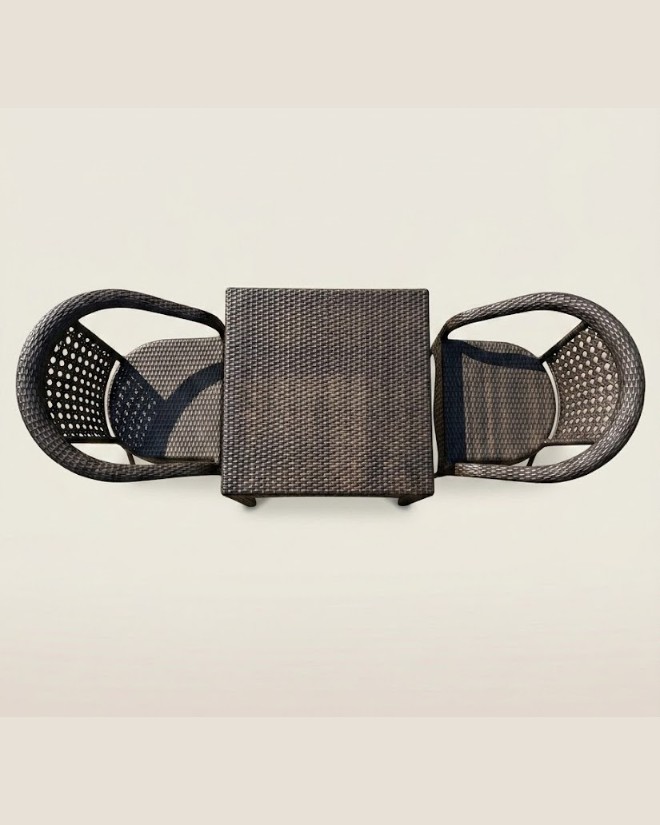 Beba Al Fresco Dining Set — handcrafted African outdoor by WinStar rattan  in Kenya (view 3)