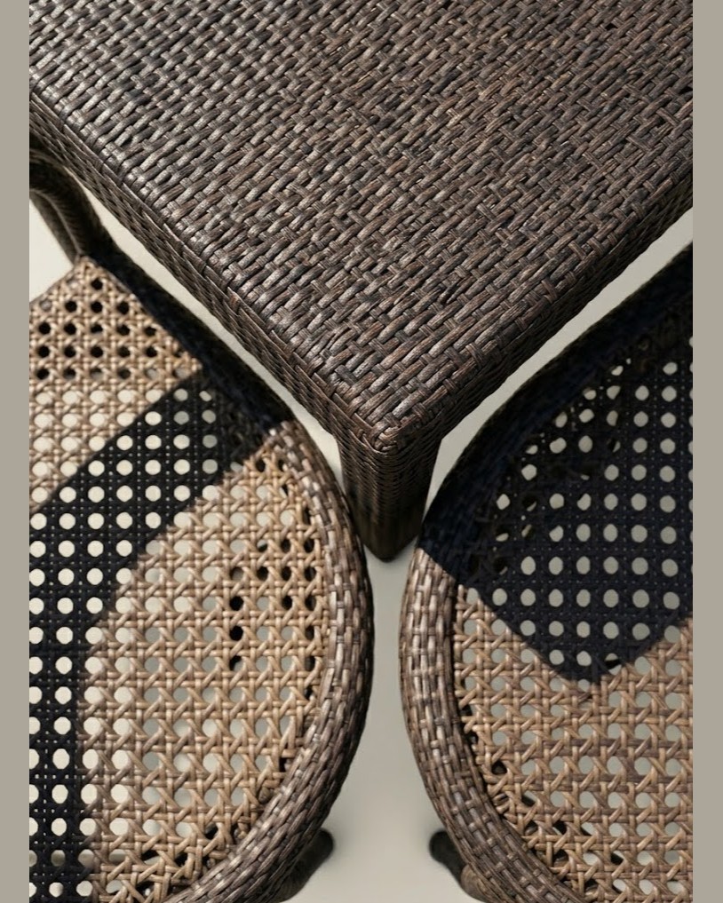 Beba Al Fresco Dining Set — handcrafted African outdoor by WinStar rattan  in Kenya (view 4)