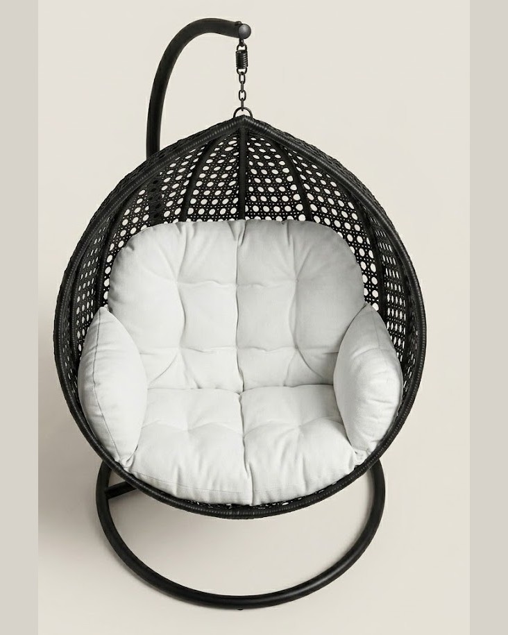 Adia Hanging Chair — handcrafted African outdoor by Lifestyle Furniture  in Kenya (view 2)