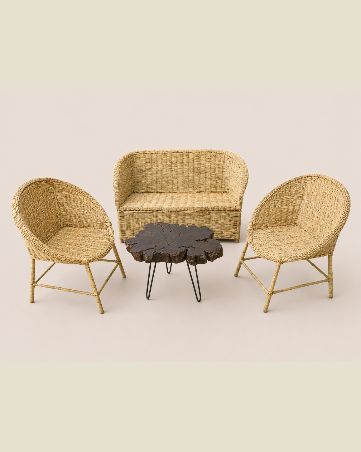 Ebone Garden Sofa Set — handcrafted African furniture by Paruth  in Kenya