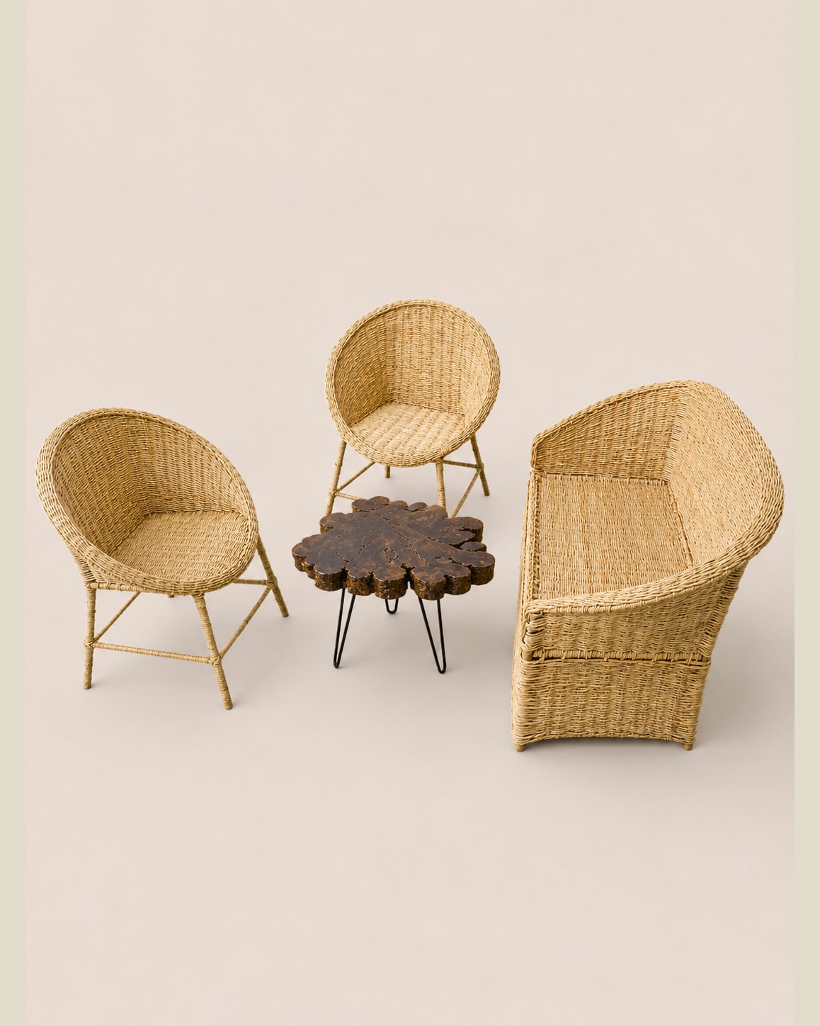 Ebone Garden Sofa Set — handcrafted African furniture by Paruth  in Kenya (view 2)