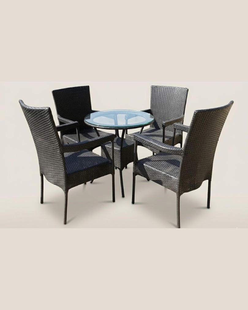 Fuata Rattan Outdoor Dining Set — handcrafted African outdoor by WinStar rattan  in Kenya (view 2)