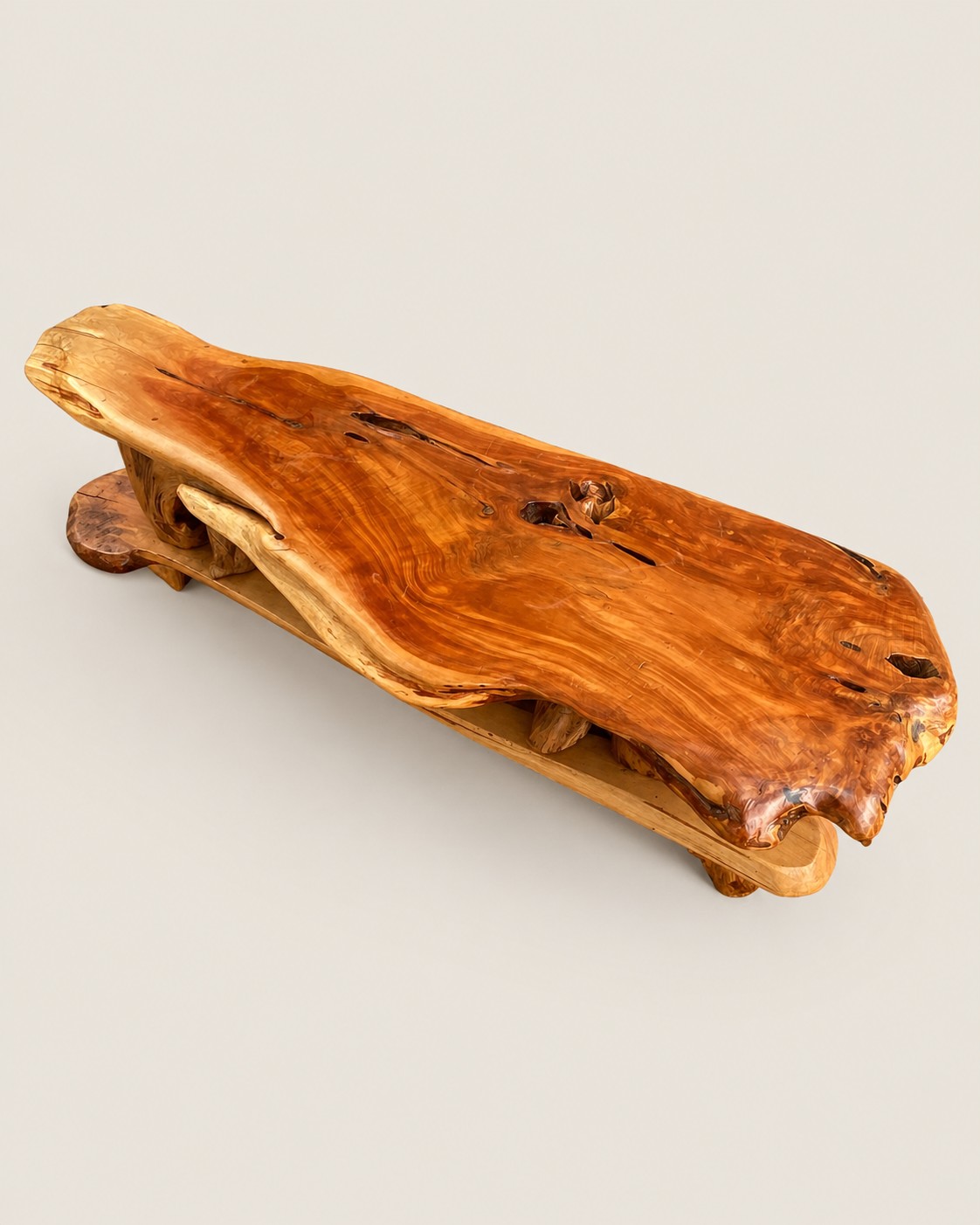 TV Stand Kizingo Console — handcrafted African furniture by Natural art furniture  in Kenya (view 5)