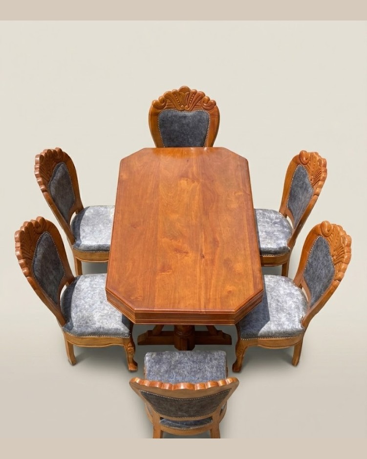 Sankara Dining Set — handcrafted African furniture by Mt sinai in Kenya (view 2)