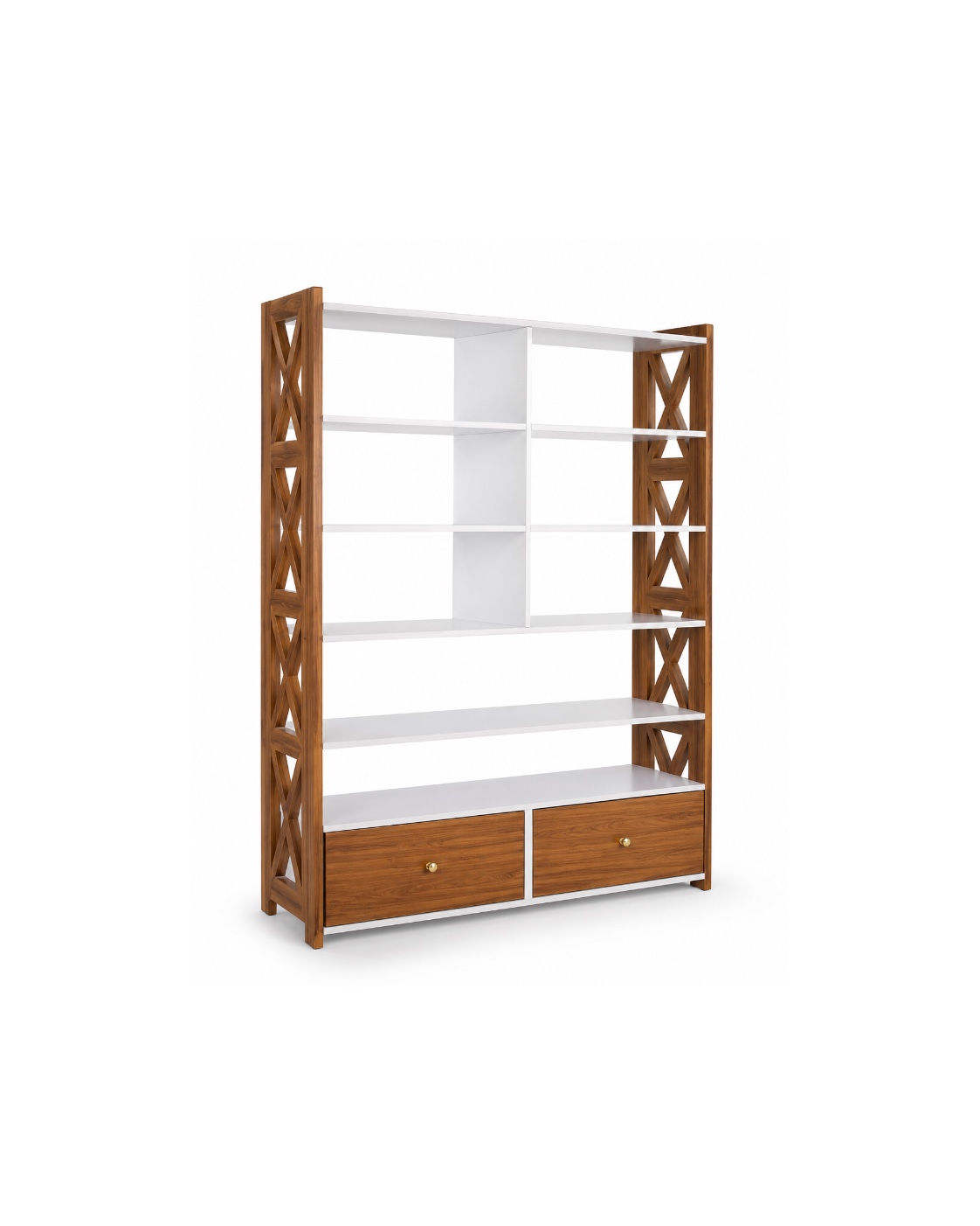 Aane Shelf Unit — handcrafted African furniture by Gifted woodwork enterprises in Kenya