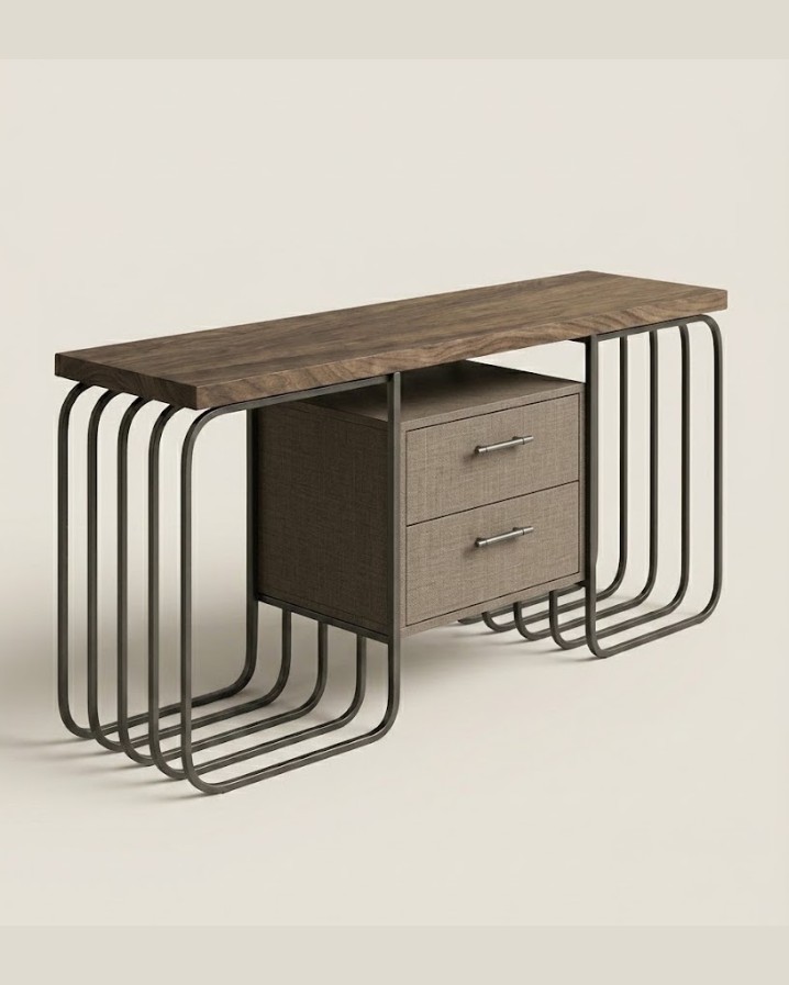 Faae Console Table — handcrafted African furniture by Neim furniture  in Kenya (view 3)