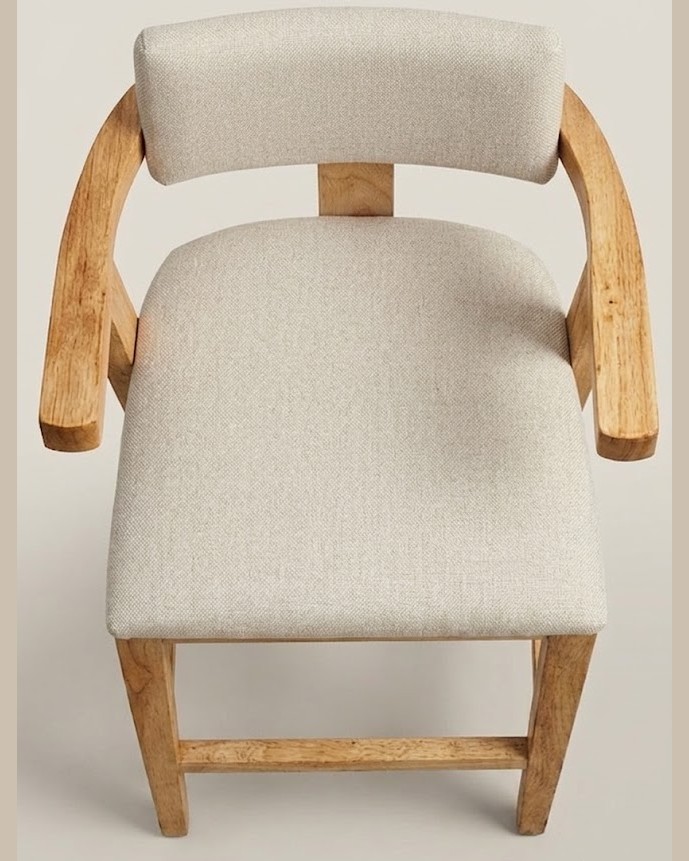 Abana Cyprus Dining Chair — handcrafted African furniture by Lifestyle Furniture  in Kenya (view 2)