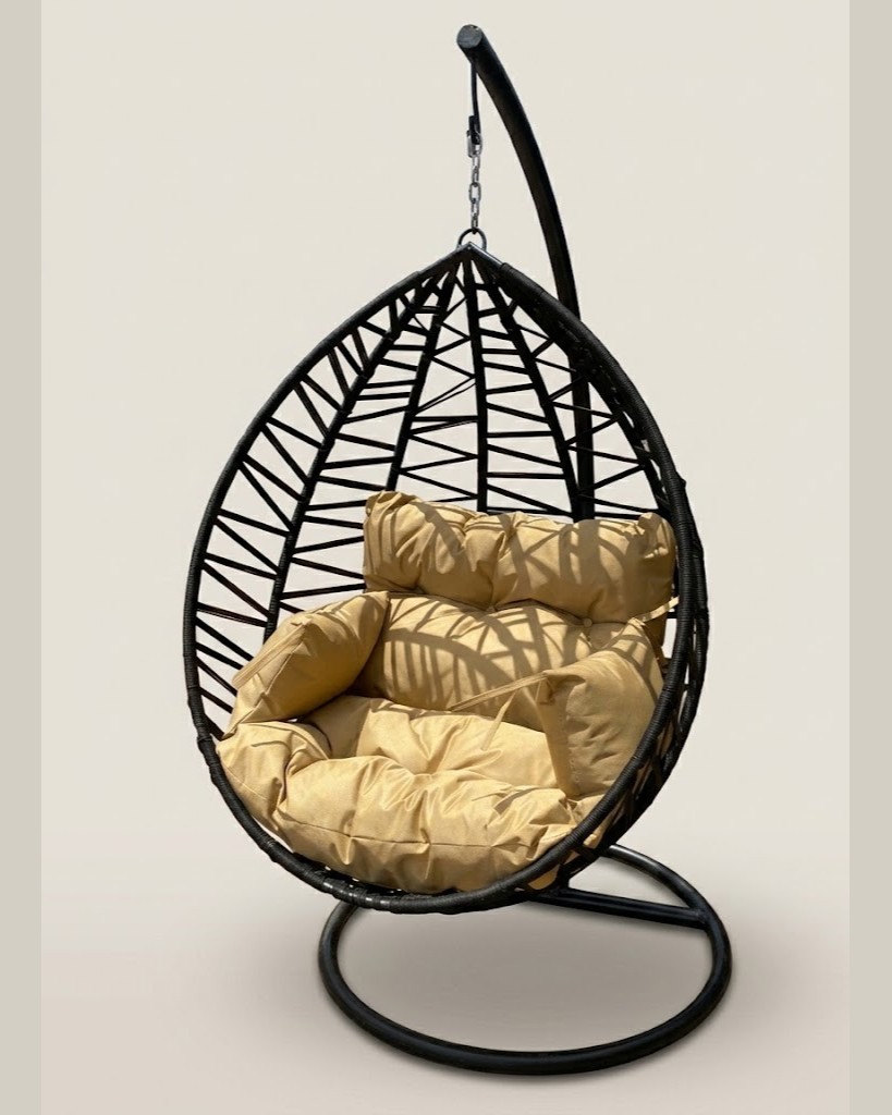 Chewa Rope Hammock Swing — handcrafted African outdoor by Mt sinai in Kenya (view 3)