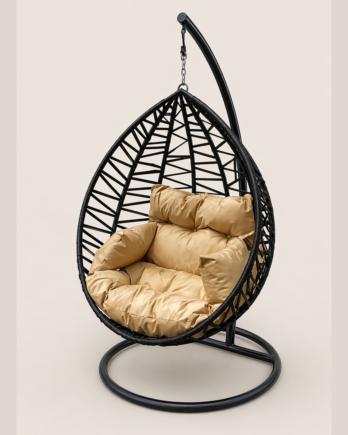 Chewa Rope Hammock Swing — handcrafted African outdoor by Mt sinai in Kenya (view 2)