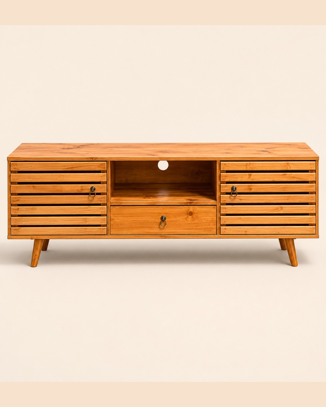 Jishibe Media Console — handcrafted African furniture by Koyo furniture in Kenya