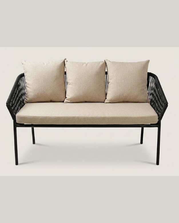 Oasi Woven Loveseat — handcrafted African outdoor by Lifestyle Furniture  in Kenya