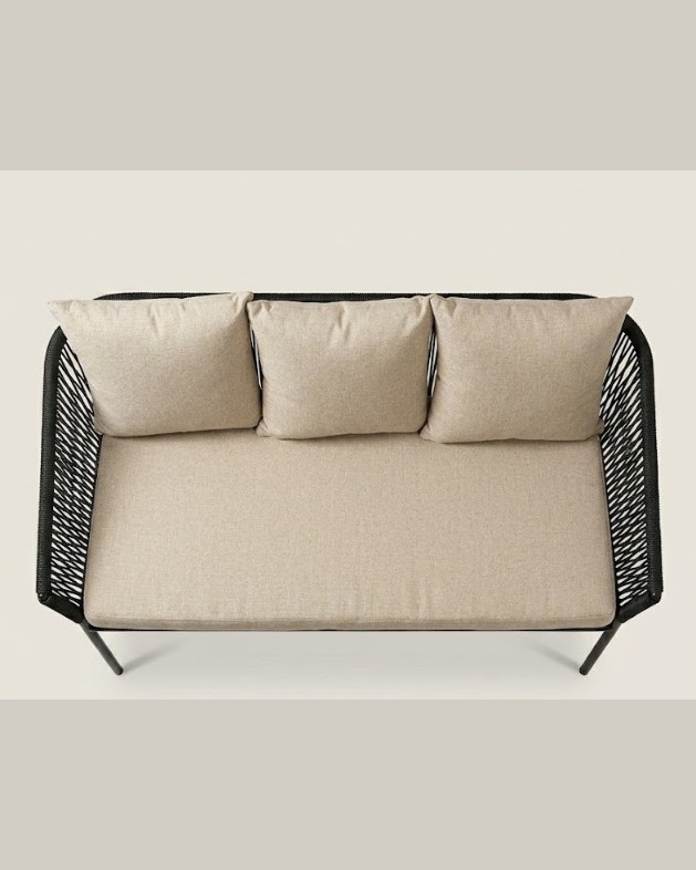 Oasi Woven Loveseat — handcrafted African outdoor by Lifestyle Furniture  in Kenya (view 2)