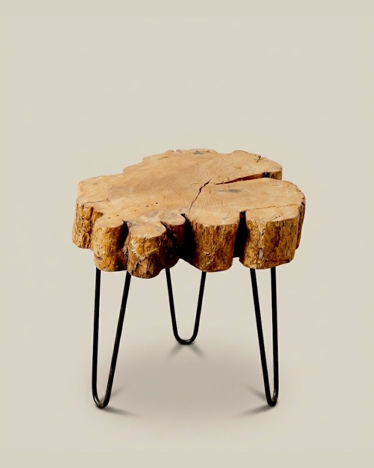 Custom stool, Msasa Wood — handcrafted African furniture by Cate furniture  in Kenya (view 2)