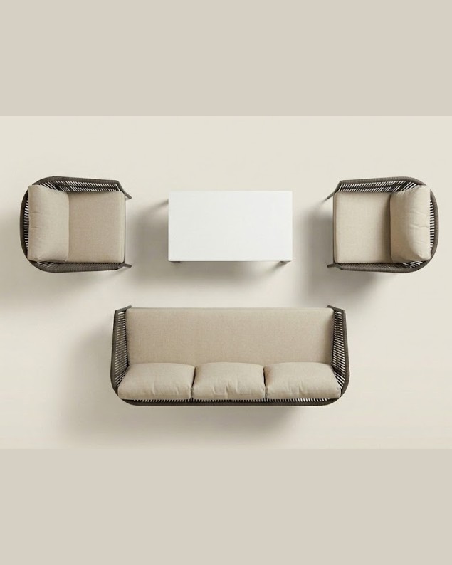 Foan Patio Lounge Set — handcrafted African outdoor by Lifestyle Furniture  in Kenya (view 2)