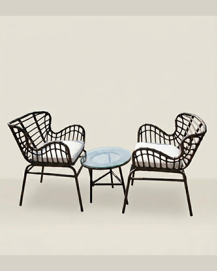 Funzi Outdoor Lounge Set — handcrafted African outdoor by WinStar rattan  in Kenya (view 2)