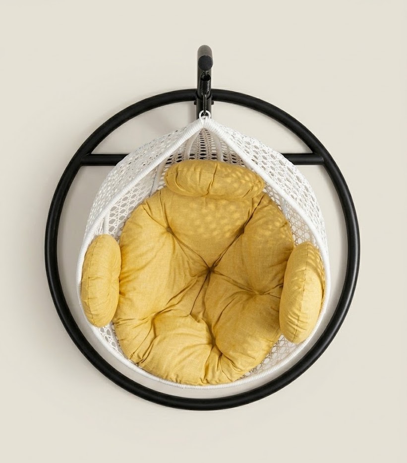 Dacuma Hanging Chair — handcrafted African outdoor by Tajil furniture  in Kenya (view 2)