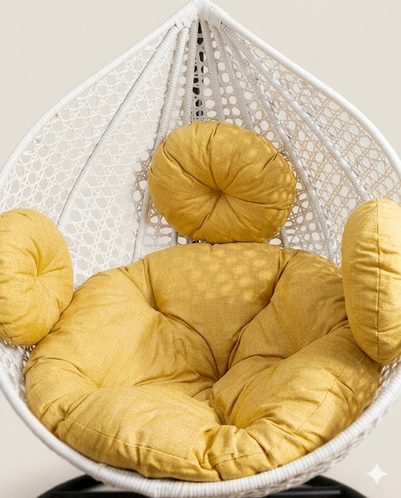 Dacuma Hanging Chair — handcrafted African outdoor by Tajil furniture  in Kenya (view 3)