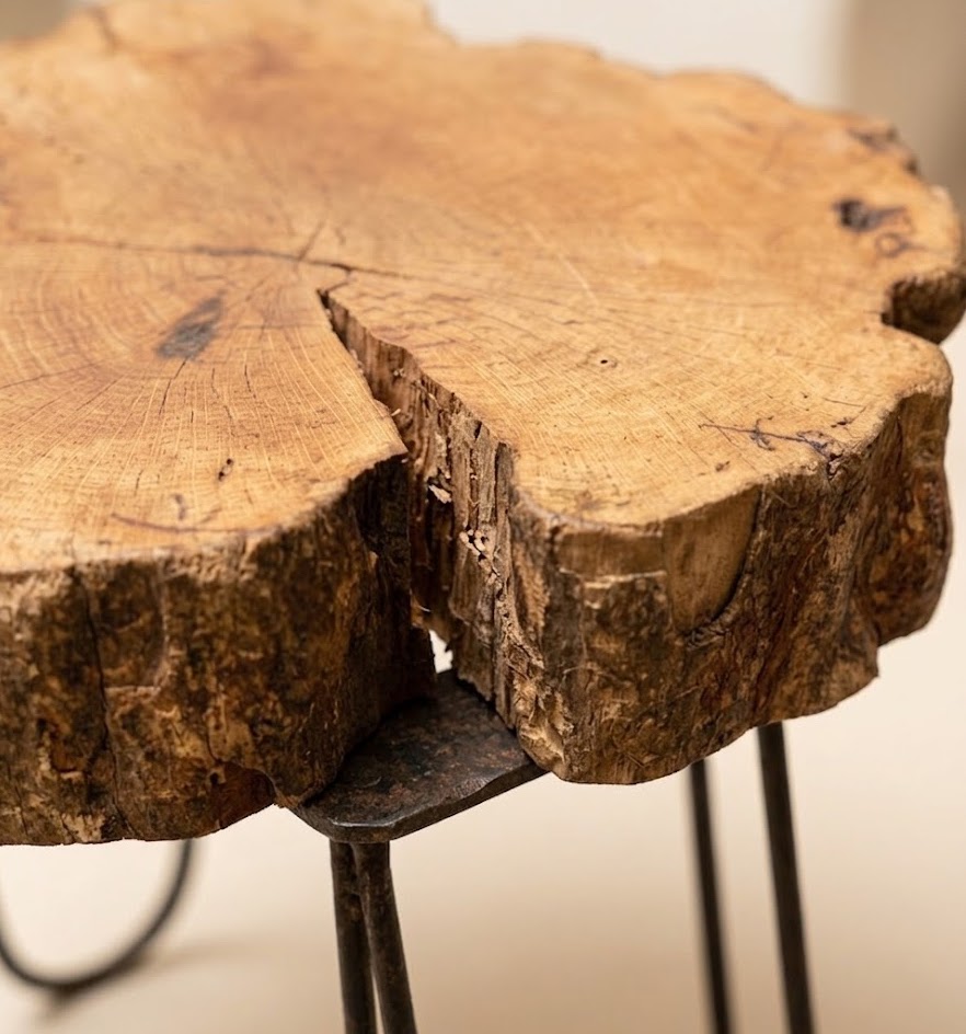 Custom stool, Msasa Wood — handcrafted African furniture by Cate furniture  in Kenya (view 3)