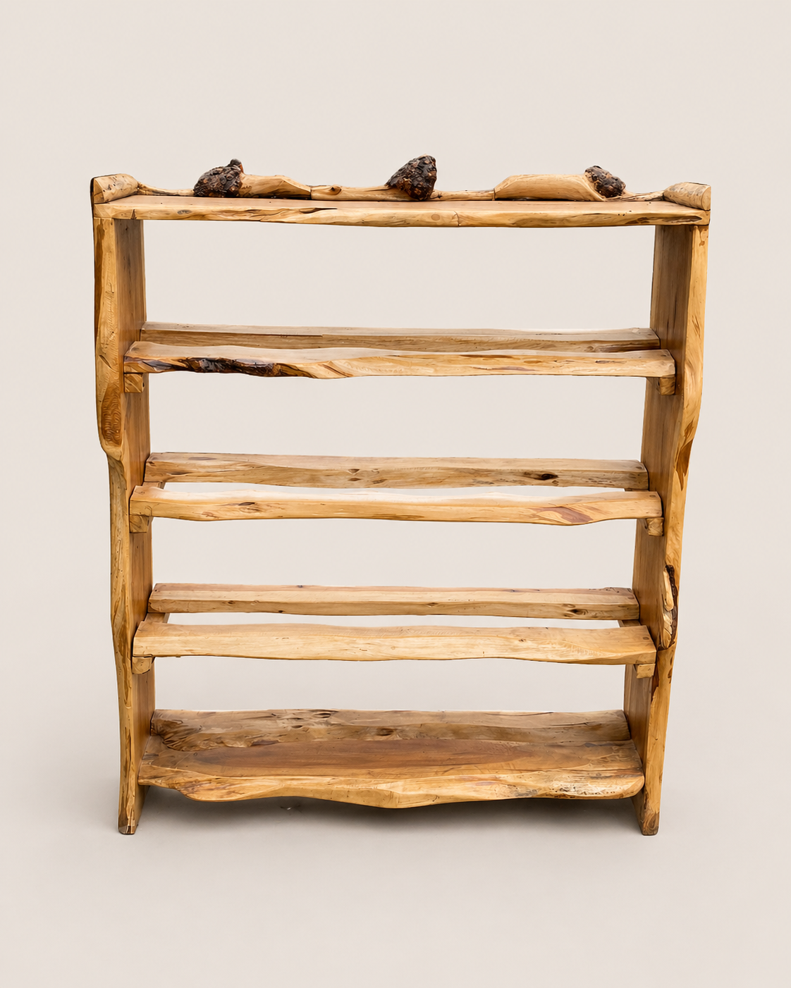 Mbari Shoe Rack — handcrafted African furniture by Natural art furniture  in Kenya