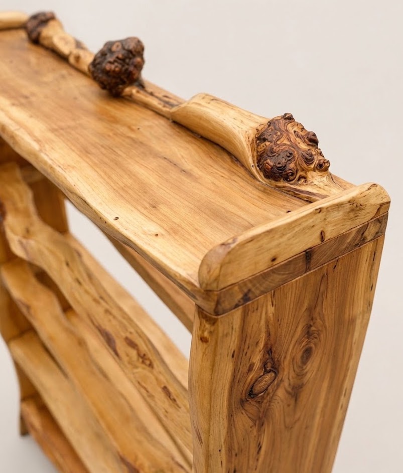 Mbari Shoe Rack — handcrafted African furniture by Natural art furniture  in Kenya (view 3)