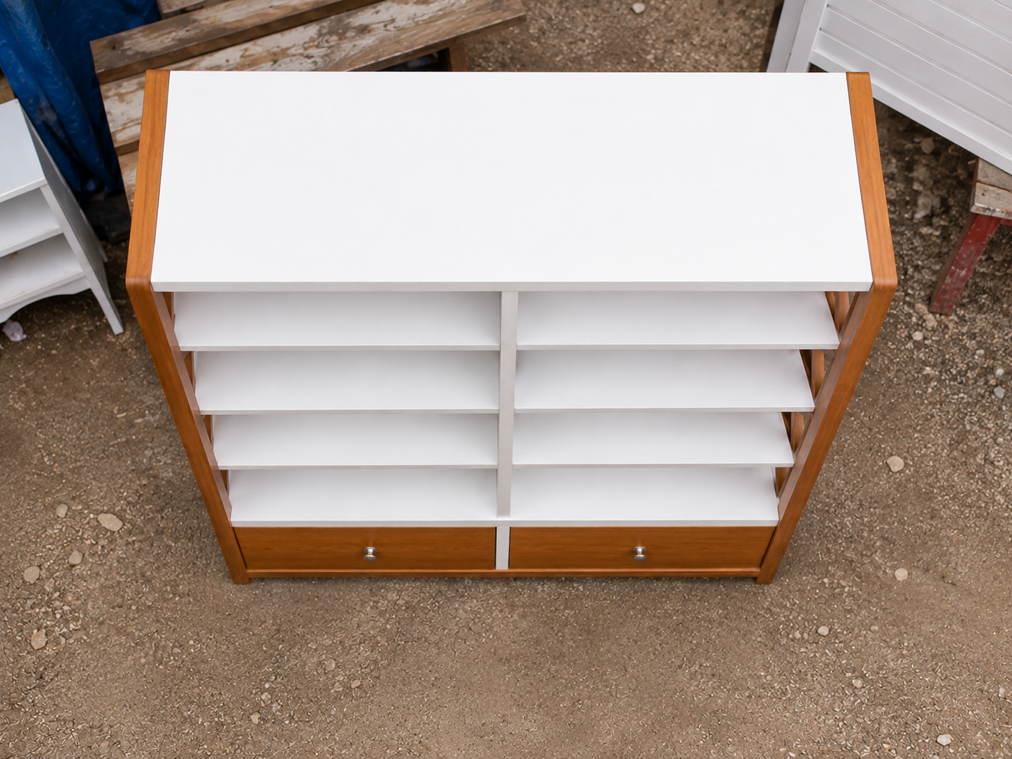Zuri Shelf — handcrafted African furniture by Gifted woodwork enterprises in Kenya