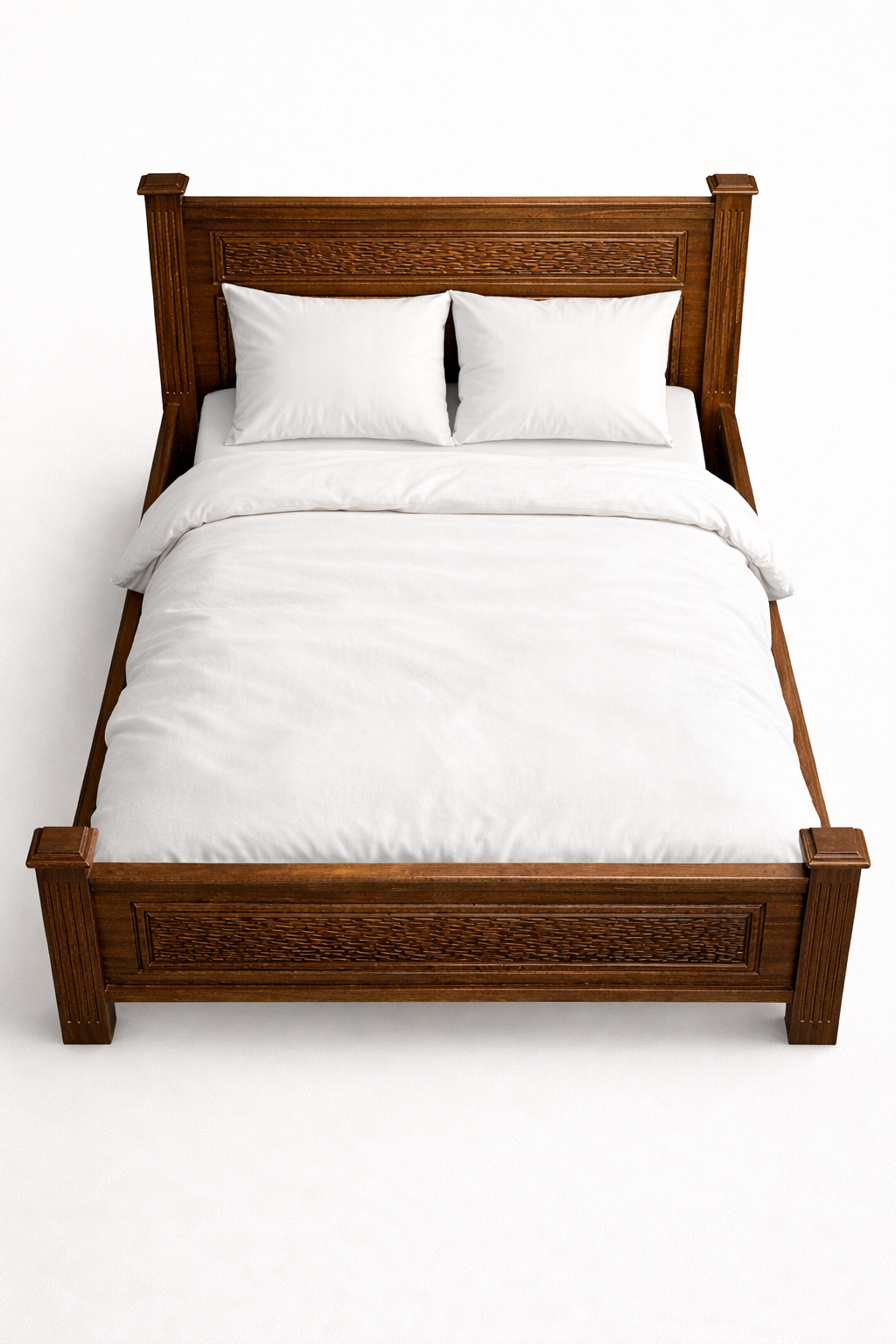 Bed 6by6 Kipande Platform Bed — handcrafted African furniture by Bimos Furniture in Kenya