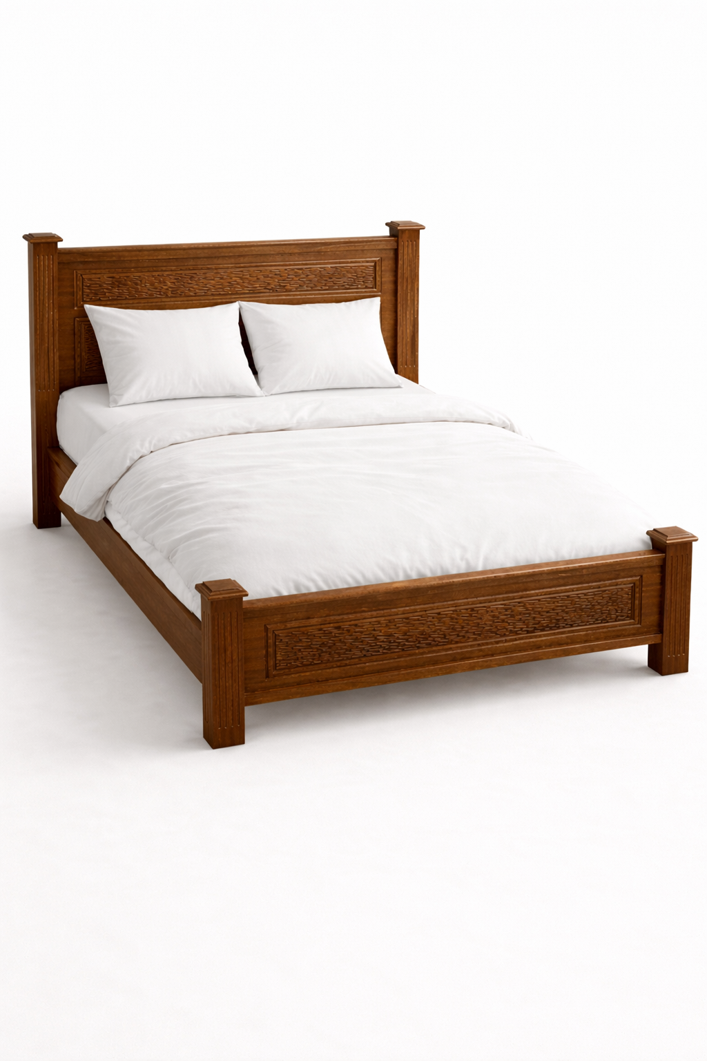 Bed 6by6 Kipande Platform Bed — handcrafted African furniture by Bimos Furniture in Kenya (view 3)