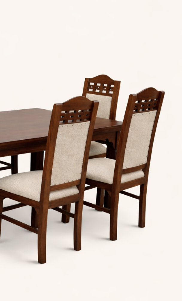 Jua Mahogany Dining Set — handcrafted African furniture by Promising furniture world  in Kenya (view 2)