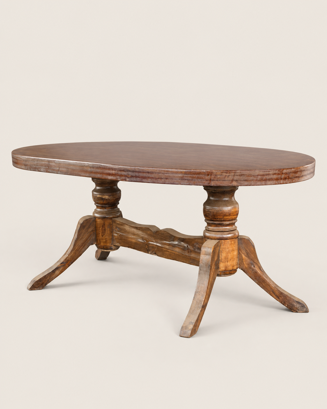 Cendika Trestle Table — handcrafted African furniture by Shelwood Furniture  in Kenya