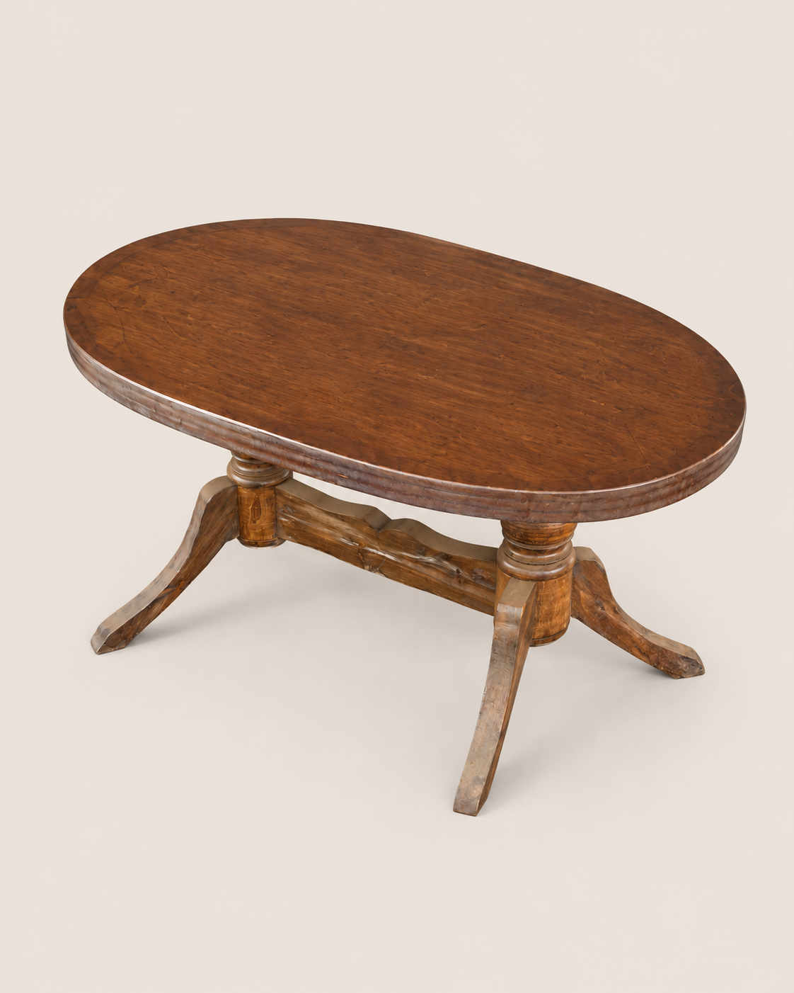Cendika Trestle Table — handcrafted African furniture by Shelwood Furniture  in Kenya (view 2)