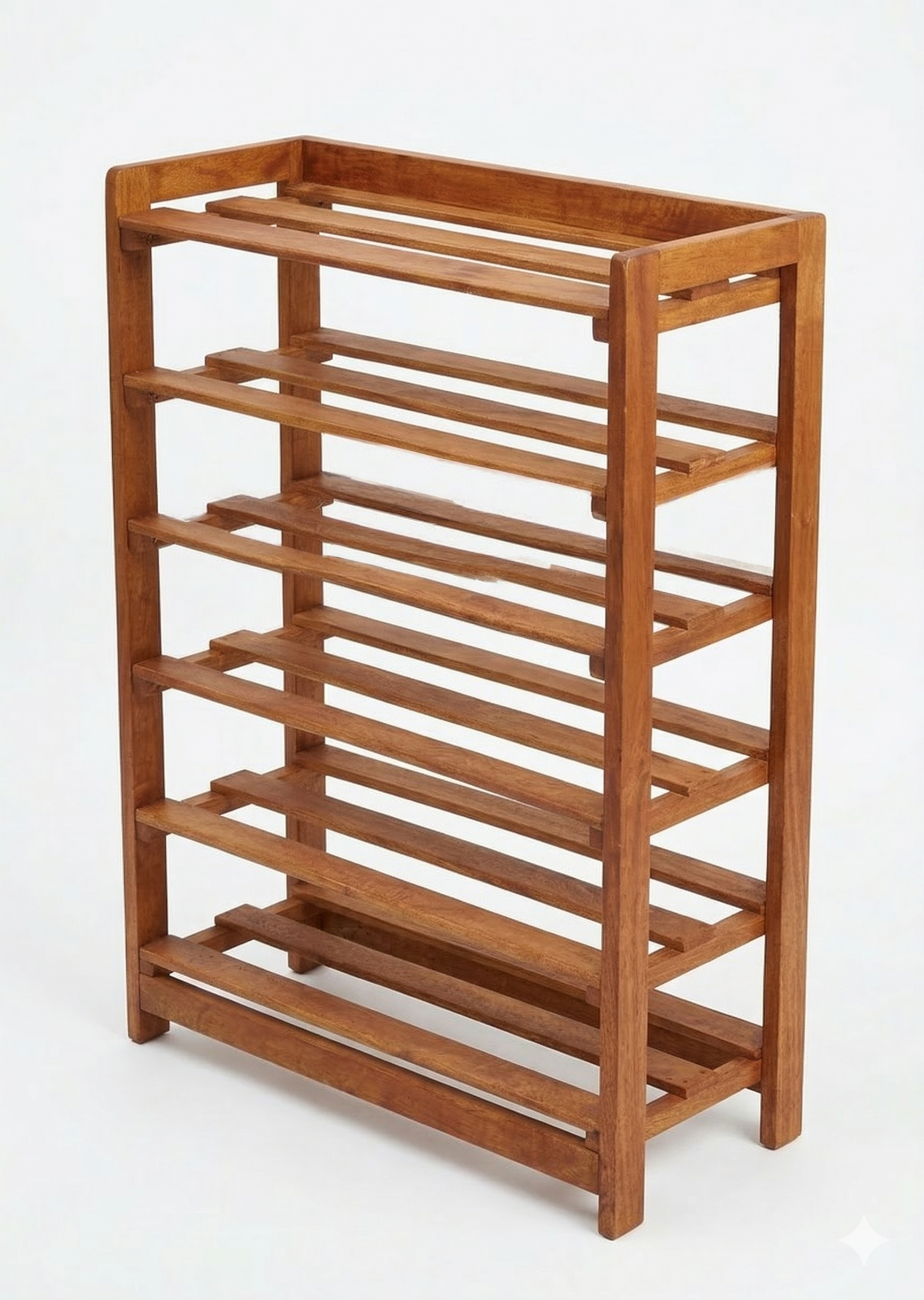 Shoe Rack Kipande — handcrafted African furniture by Akwalu Furniture  in Kenya (view 2)