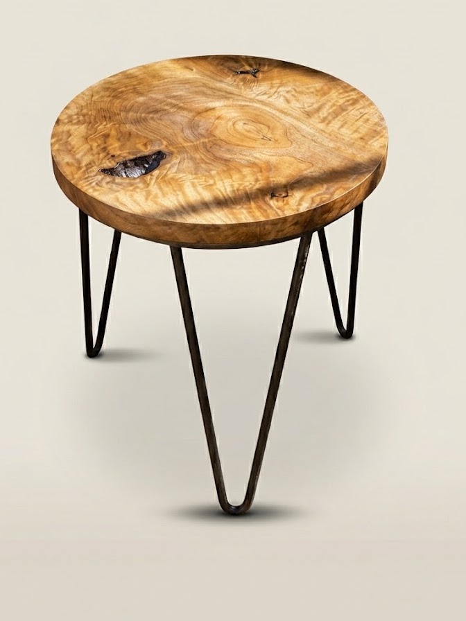 Thayu Mango Wood Side Table — handcrafted African furniture by Neim furniture  in Kenya